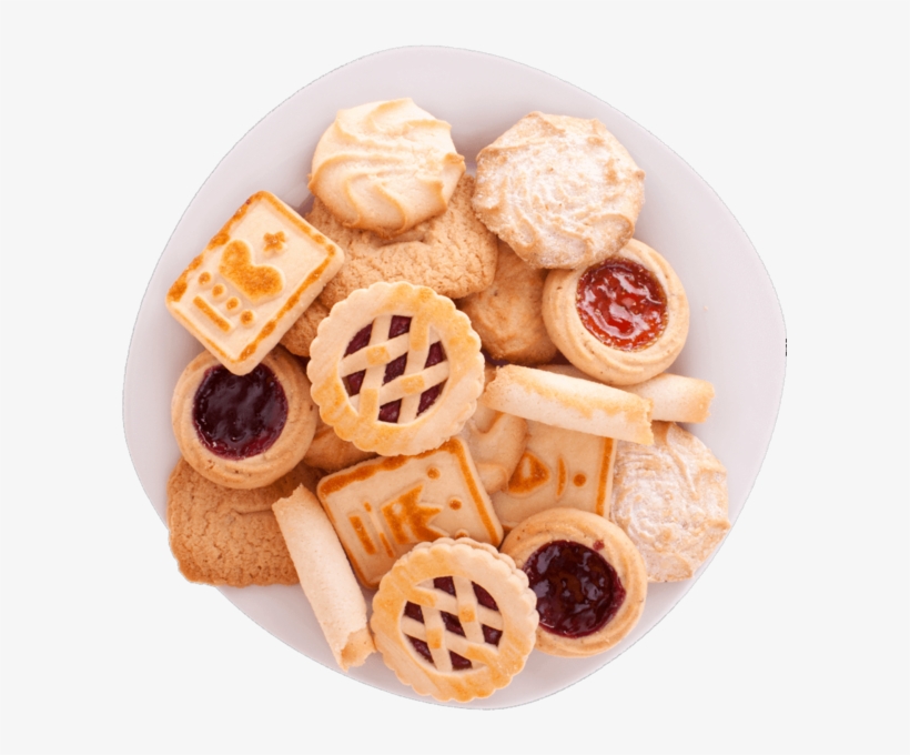 Share This Image - Cookies On A Plate, transparent png download
