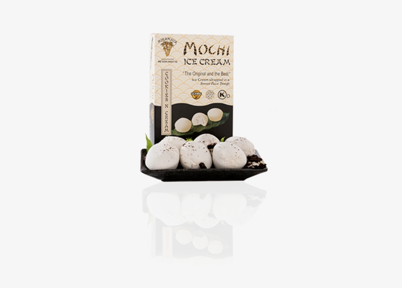 Cookies N Cream Mochi Ice Cream Box And Plate - Mochi Ice Cream Cookies And Cream, transparent png download