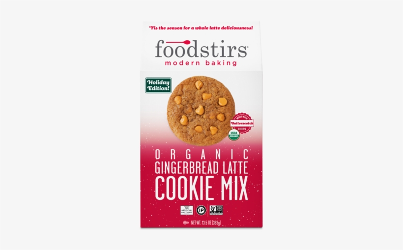 Foodstirs® Organic Gingerbread Latte Cookie Mix - Foodstirs - Organic Frosting Mix Vanilla - 7.2 Oz., transparent png download