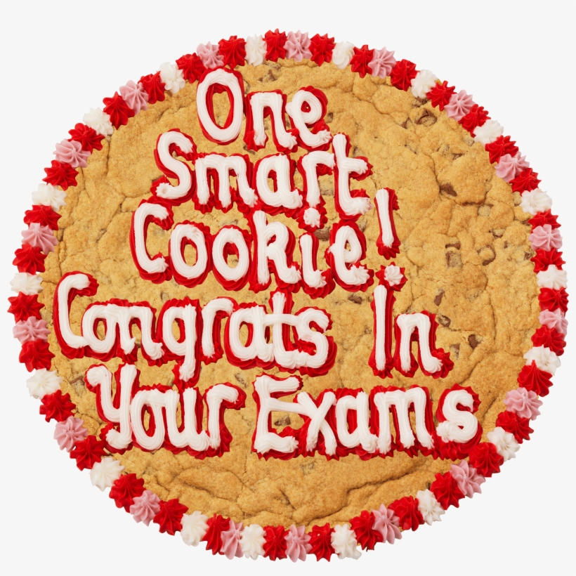 Congrats In Your Exams - Valentine Cookie Cake, transparent png download