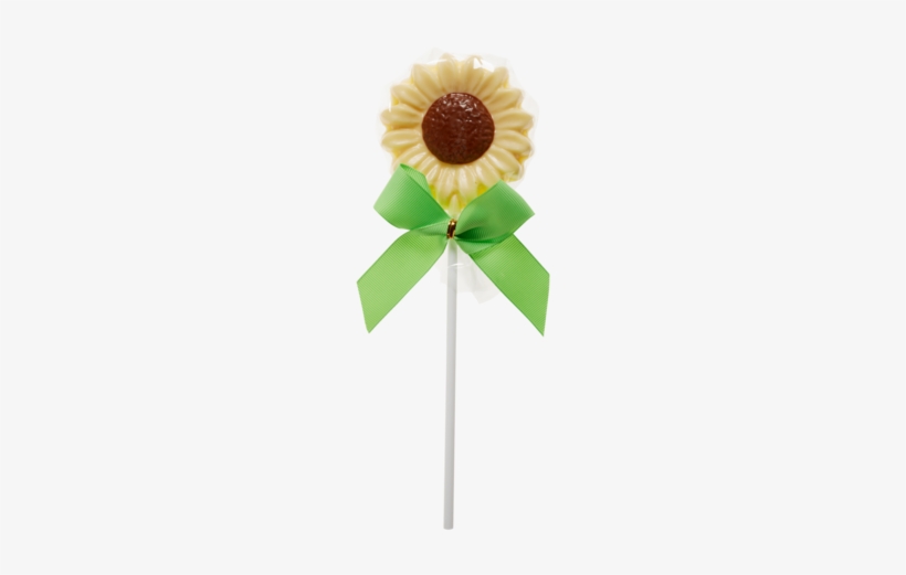 Milk And White Chocolate Daisy Pops - Sunflower, transparent png download