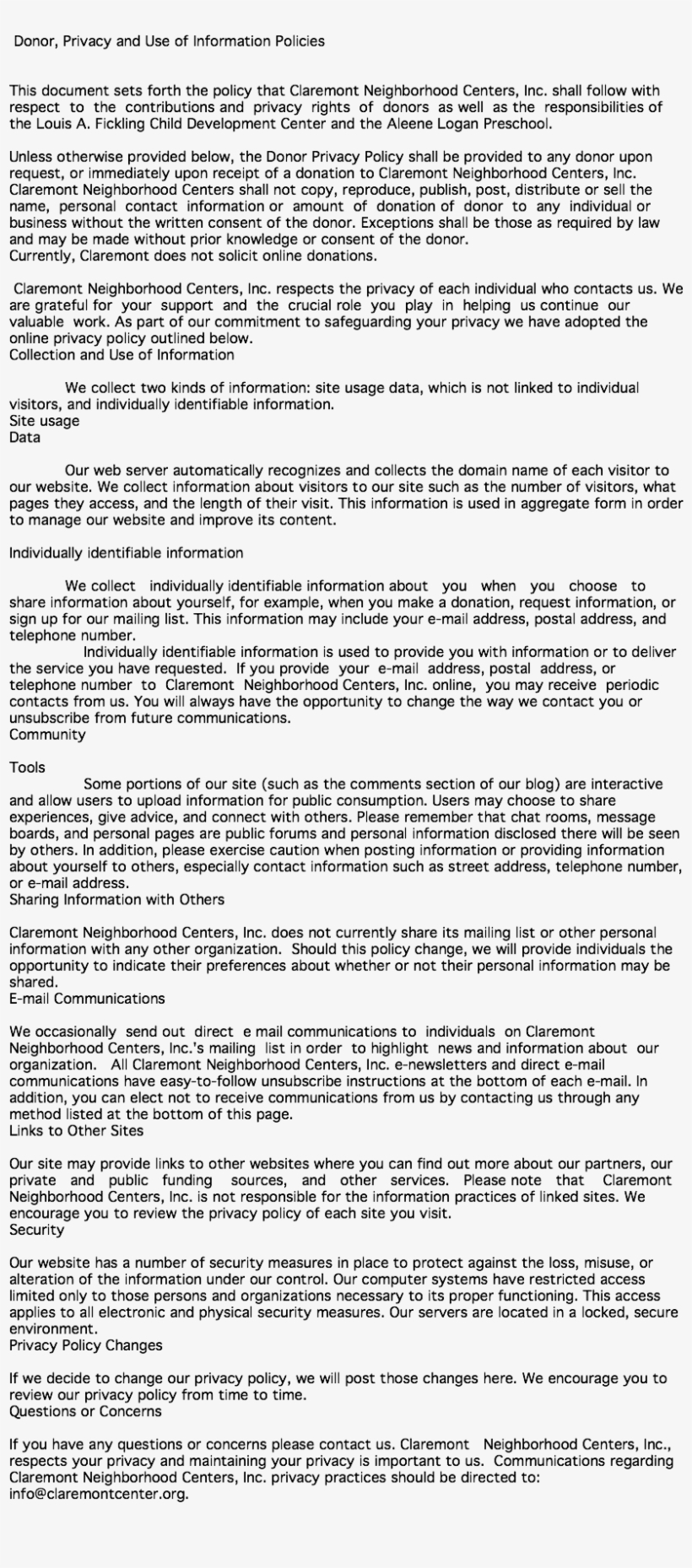 U1113-74 - Claremont Neighborhood Centers Inc., transparent png download