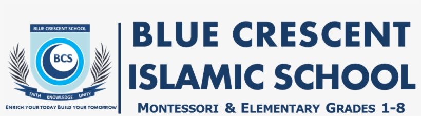 School Web Title - Blue Crescent Islamic School, transparent png download