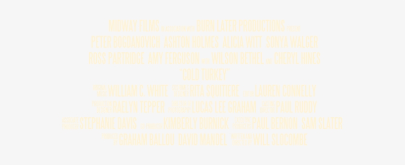 A Movie About A Family That Will Make You Thankful - Credit, transparent png download
