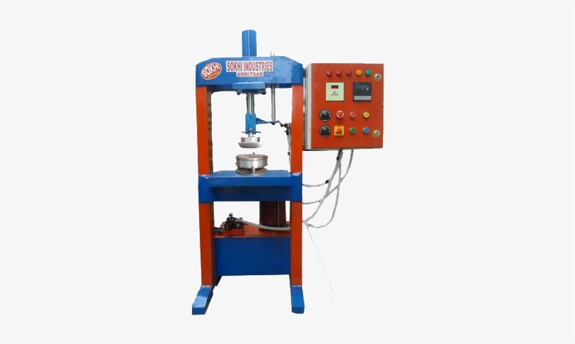 Semi Automatic Hydraulic Paper Plate Making Machine - Hand Press Paper Plate Making Machine, transparent png download