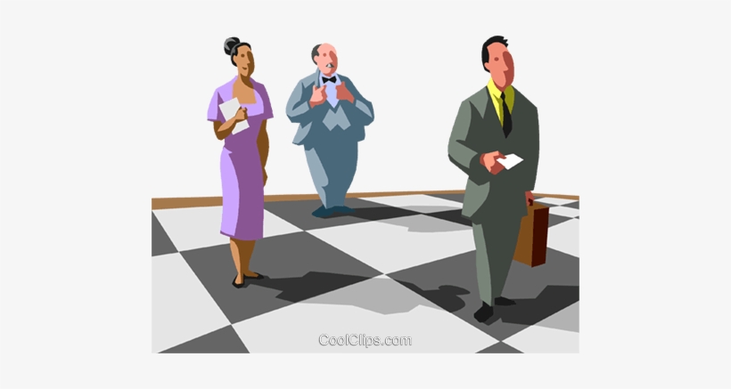 Business People As Chess Pieces Royalty Free Vector - Chess Business Png, transparent png download