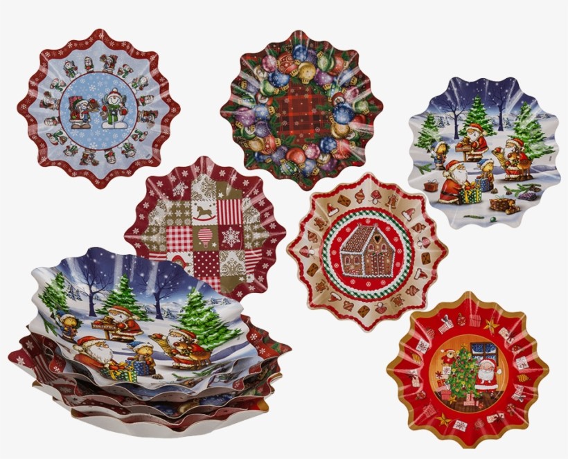 Pappteller Stern Lebkuchenhaus, 2er Set, transparent png download