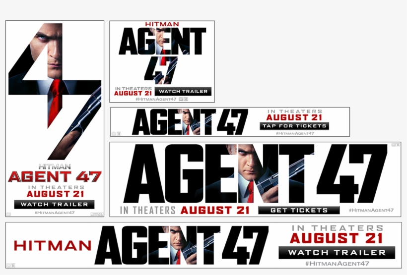 Advertisement Banners - Hitman: Agent 47, transparent png download