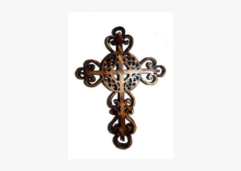 Wrought Iron Cross - Scroll Saw, transparent png download
