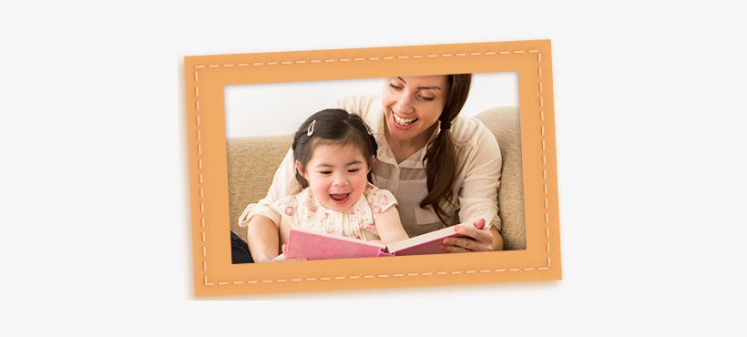 Books For Toddlers - Mom Daughter Frame Png, transparent png download
