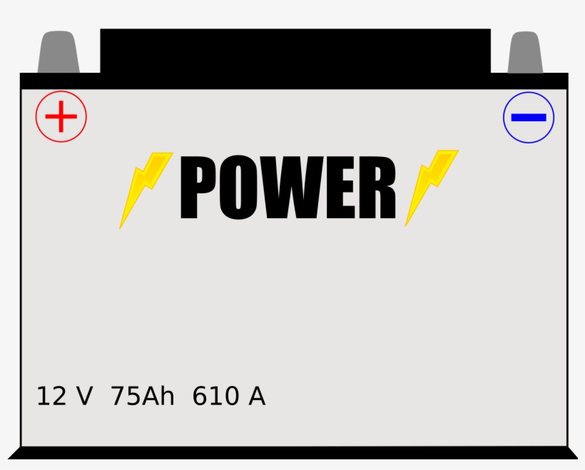 Big Image - Electric Battery, transparent png download