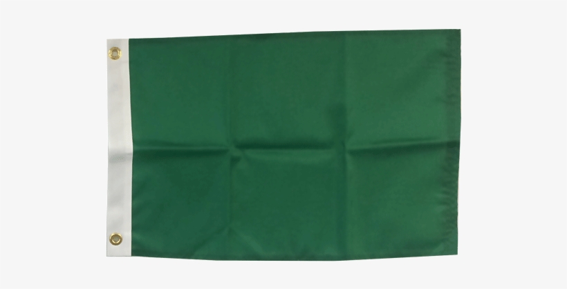 Blank Nylon Golf Flag, Emerald Green - Golf, transparent png download