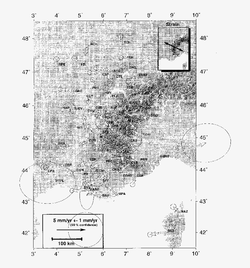 White Arrows Depict For The Alpes 1993± 1998 Sites - Historical Maps Of Forsyth County Georgia, transparent png download