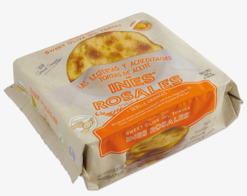 Packaging For Ines Rosales Sweet Olive Oil Tortas - Potato Bread, transparent png download