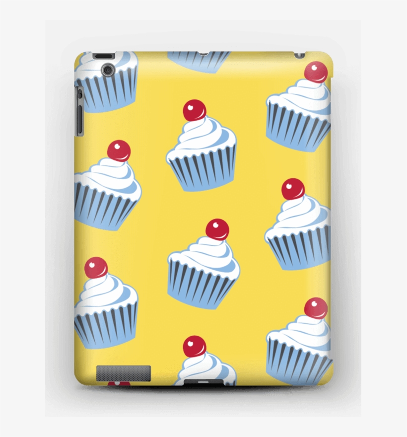Small Cute Cupcakes Case Ipad 4/3/2 - Deksel, transparent png download