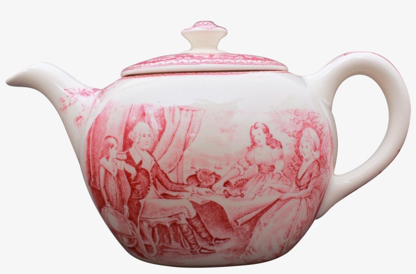 This Vintage Teapot From Homer Laughlin Features George - Washington, transparent png download
