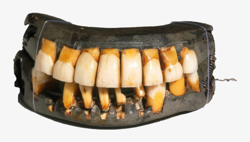 See Washington's False Teeth In The Collection At Mount - George Washington Teeth, transparent png download
