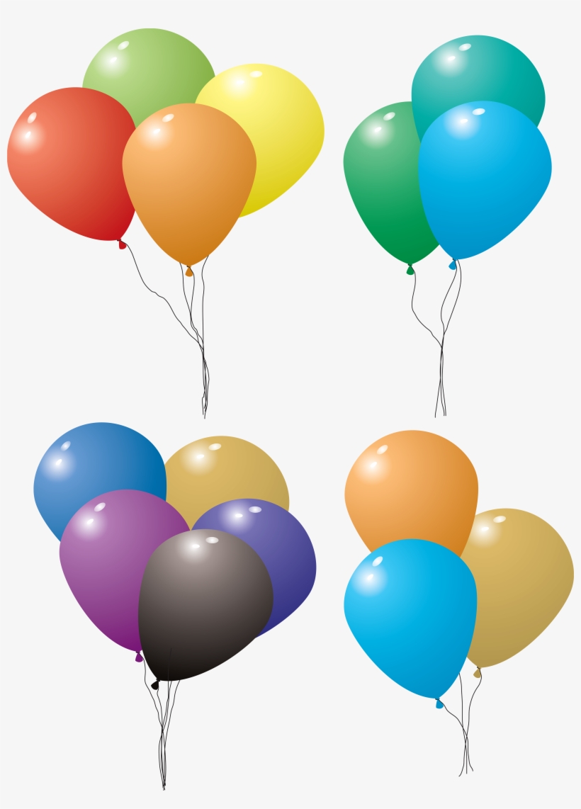 Happy Birthday Balloons Png Images - Balloon Png, transparent png download