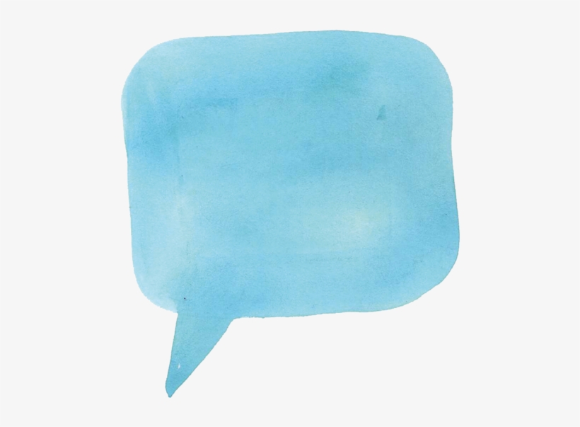 "watercolour Speech Bubbles - Speech Bubble Watercolour Png, transparent png download