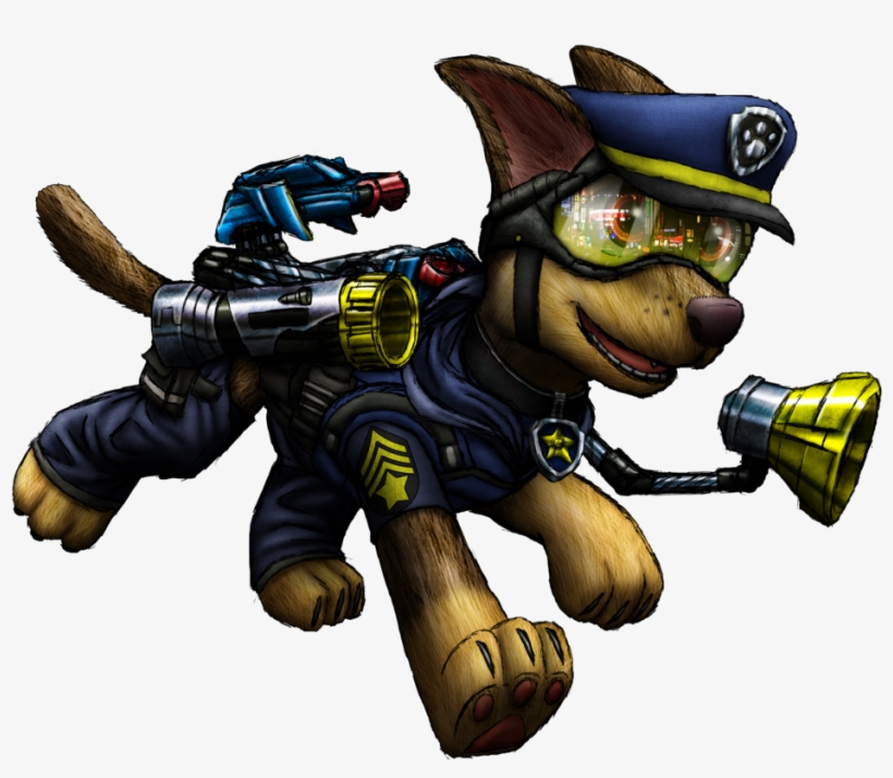 Paw Patrol Chase Fan Art, transparent png download