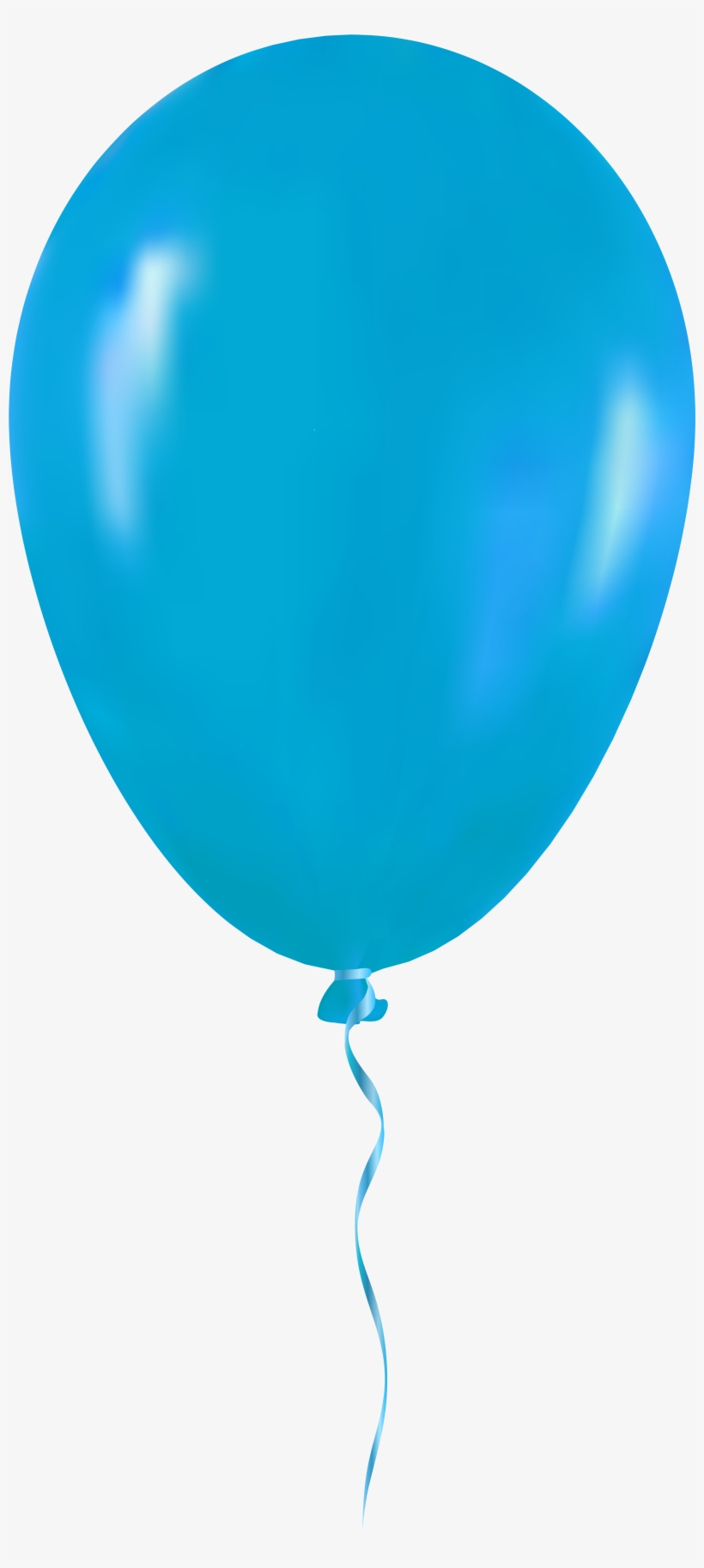 Light Blue Balloon Png Clip Art - Balloons Png, transparent png download