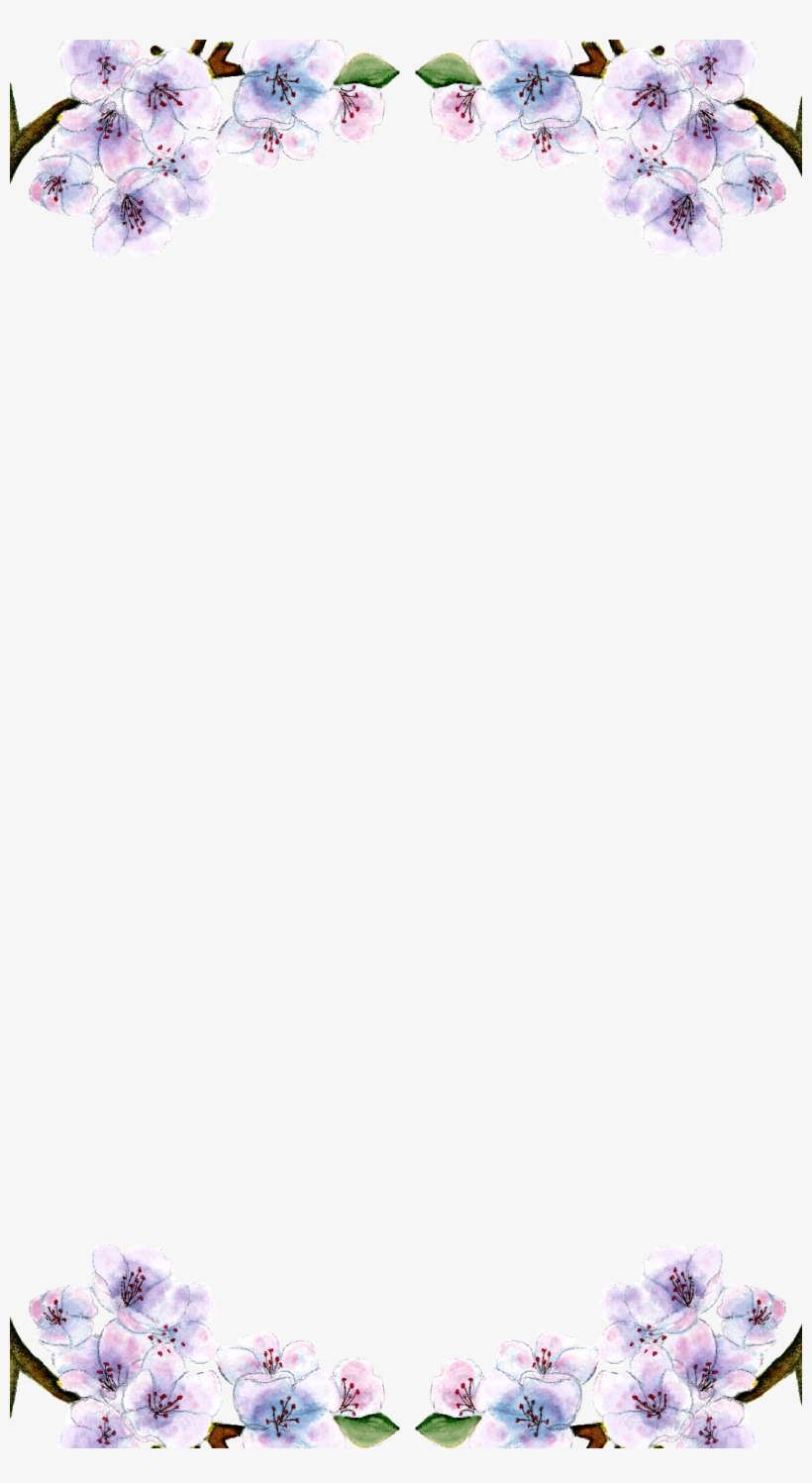 Watercolor Flowers - Invitation, transparent png download