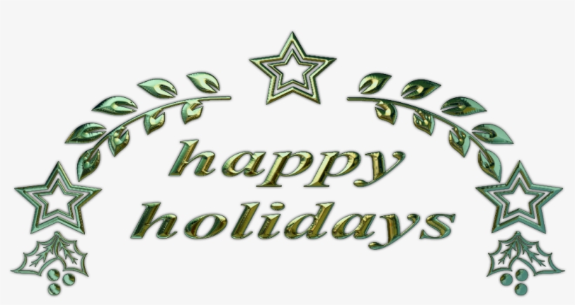 Happy Holidays Text 2 - 假期 快樂, transparent png download