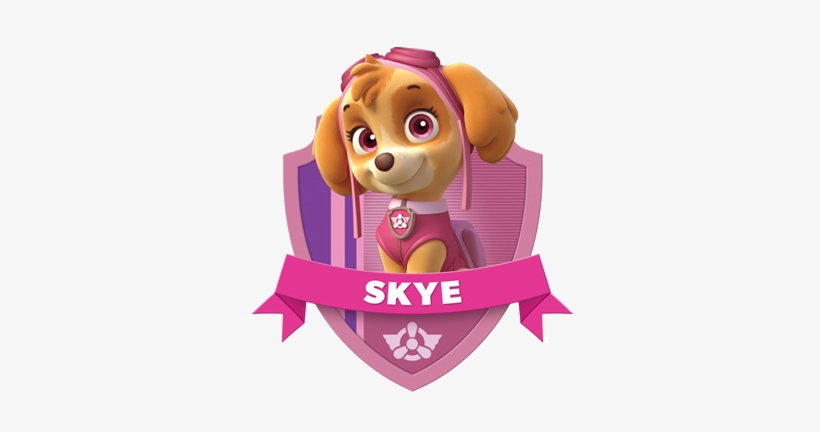 Download Paw Patrol Skye Free Clipart Badge - Skye Paw Patrol