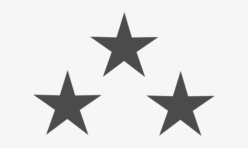 How To Set Use Three Gray Stars Clipart, transparent png download