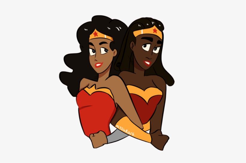 Fav Siblings Nubia And Diana - Wonder Sisters Forrestfield, transparent png download