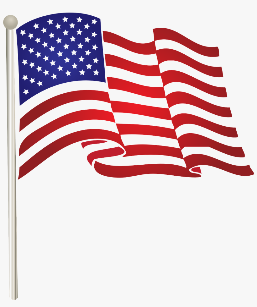 American Flag Png Clipart Best - American Flag Clip Art Png, transparent png download