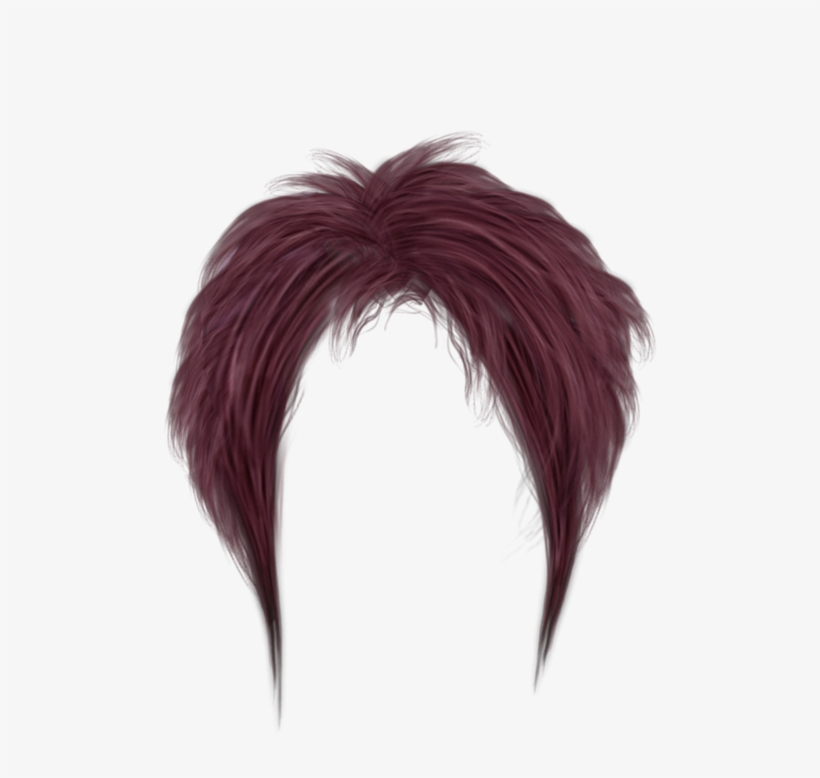 Short Wig Png, transparent png download