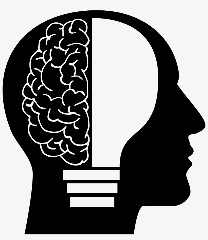 Banner Royalty Free Download Man Light Bulb Big Image - Brain With Lightbulb Clipart, transparent png download