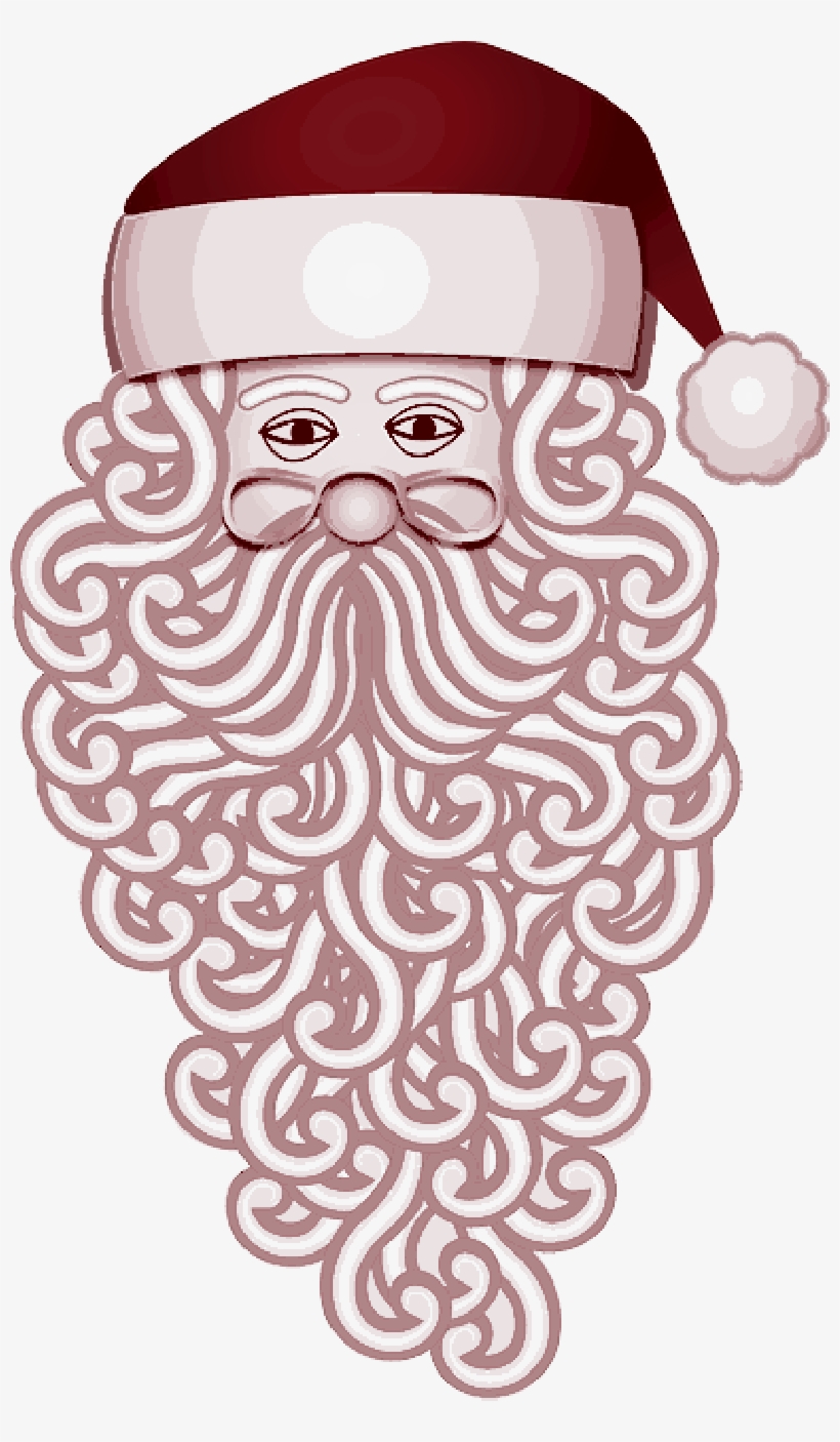Santa Claus Beard Png - Charming Santa Claus Oval Ornament, transparent png download
