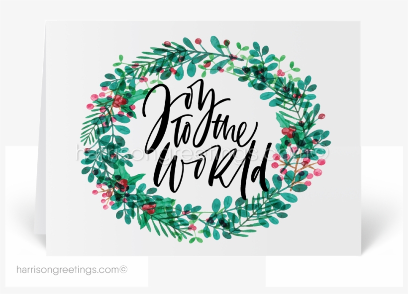 Watercolor Merry Christmas Holiday Cards - Merry Christmas Holiday Cards - Set Of 20, transparent png download