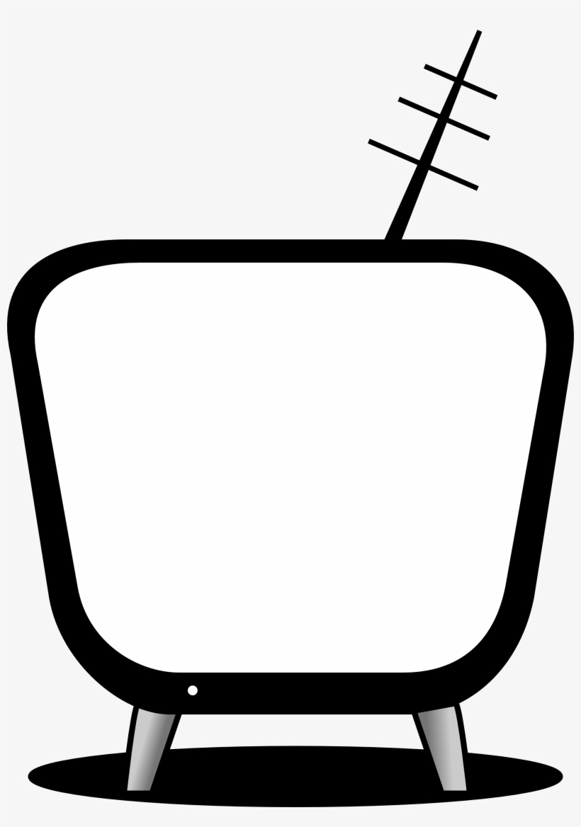Freeuse Download Black And White Images Transparentpng - Tv Clip Art, transparent png download