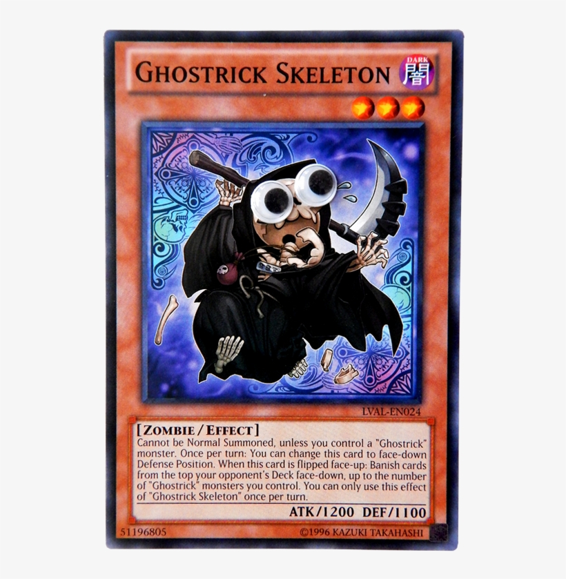 Ghostrick Skeleton With Googly Eyes Happy Skeleton - Ghostrick Skeleton, transparent png download