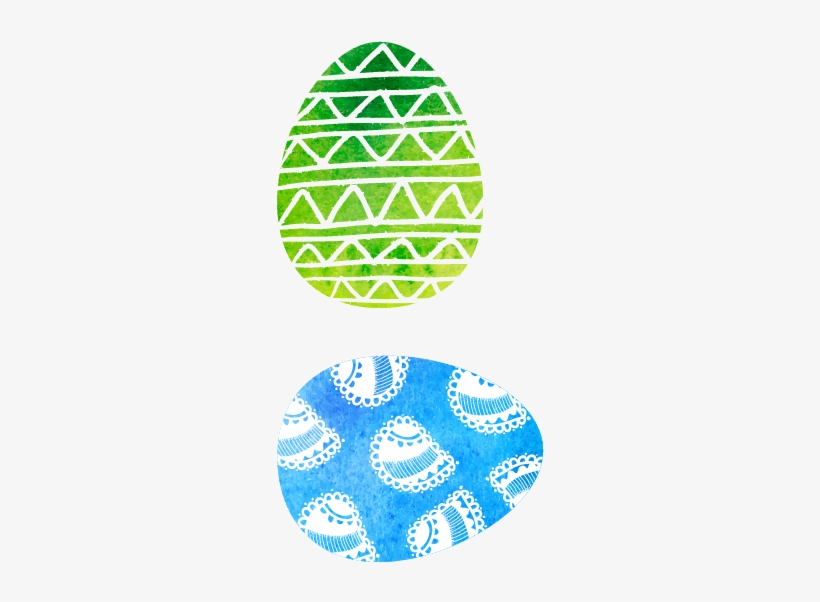Easter Eggs Watercolor - Easter Egg, transparent png download