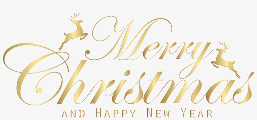 Christmas & Happy New Year 2018 Png, transparent png download