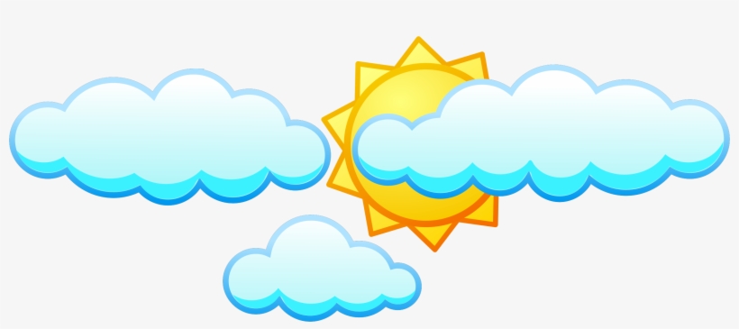 This Free Icons Png Design Of Sun Under Clouds, transparent png download