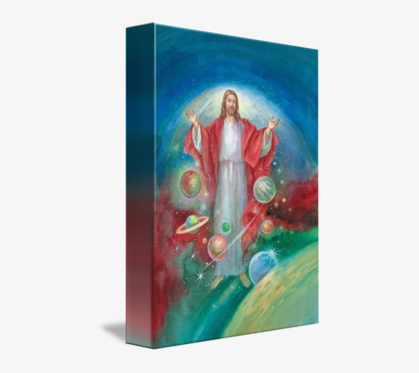 Arms Open Jesus Png - Giclee Painting: Monti's Jesus With His Arms Open Wide, transparent png download