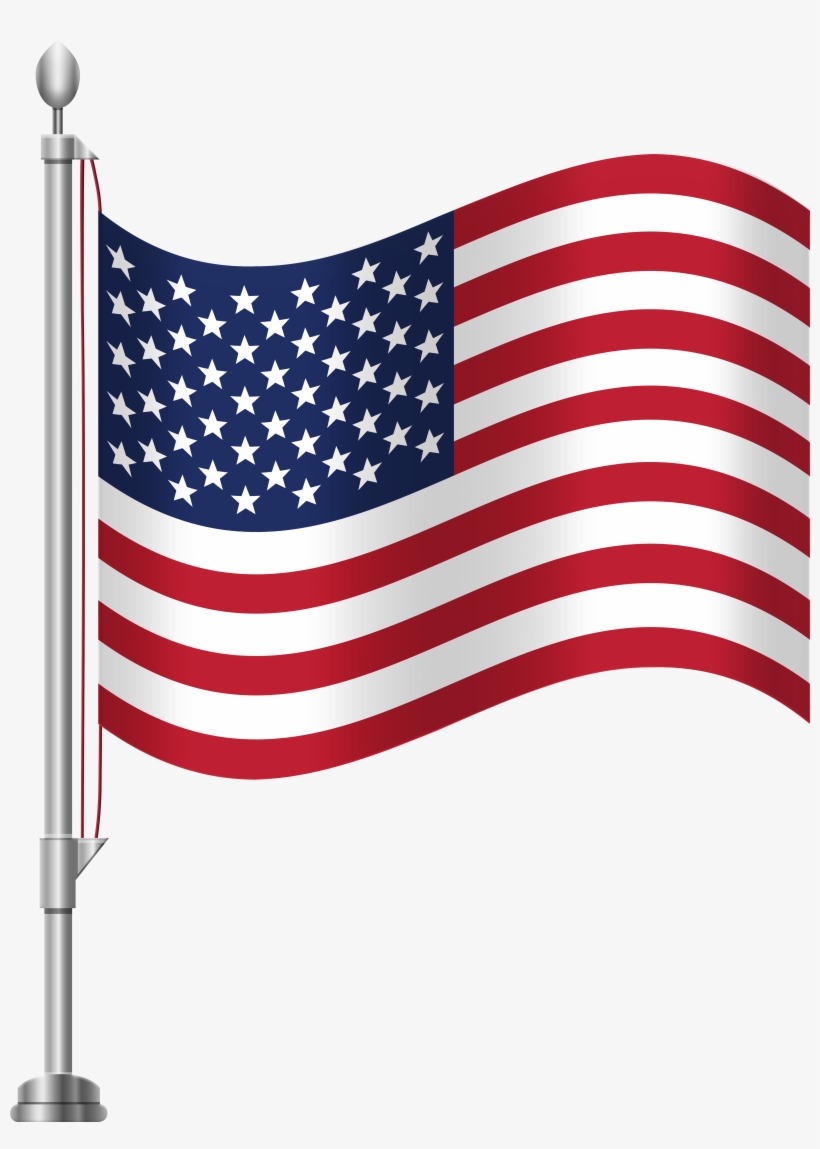 United States Of America Flag Png Clip Art, transparent png download