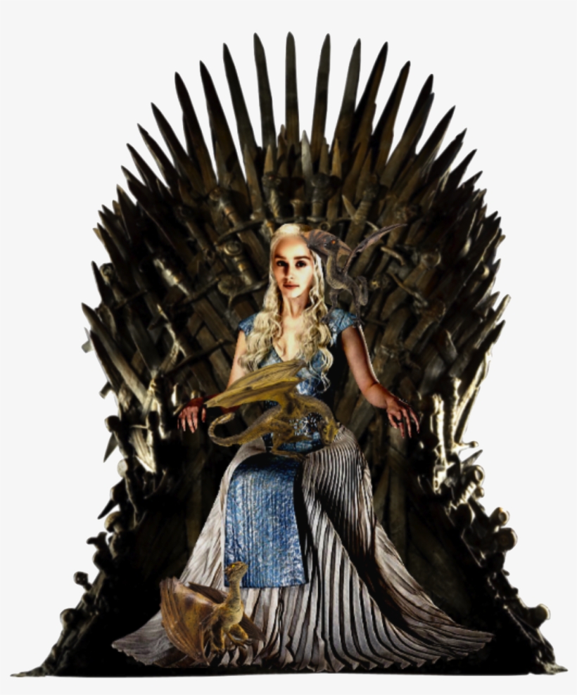 Game Of Thrones Chair Png High-quality Image - Game Of Thrones Daenerys Png, transparent png download