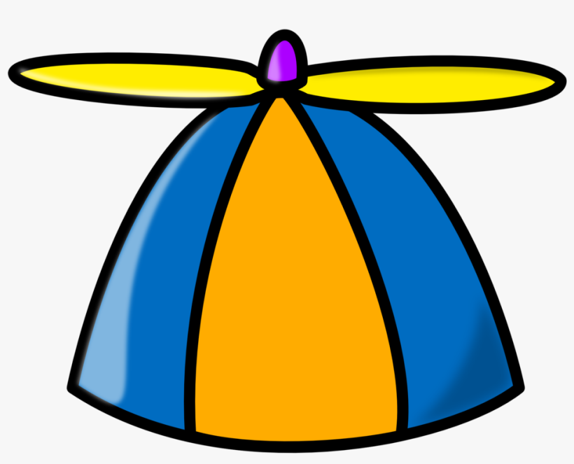 Birthday Hat Png Pic - Propeller Hat Clipart, transparent png download
