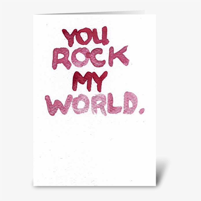 You Rock My World - Poster, transparent png download