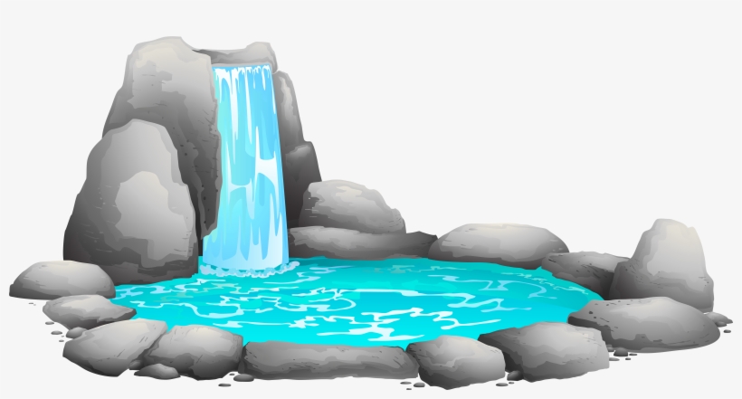 Waterfall Png Clip Art - Waterfall Clipart, transparent png download