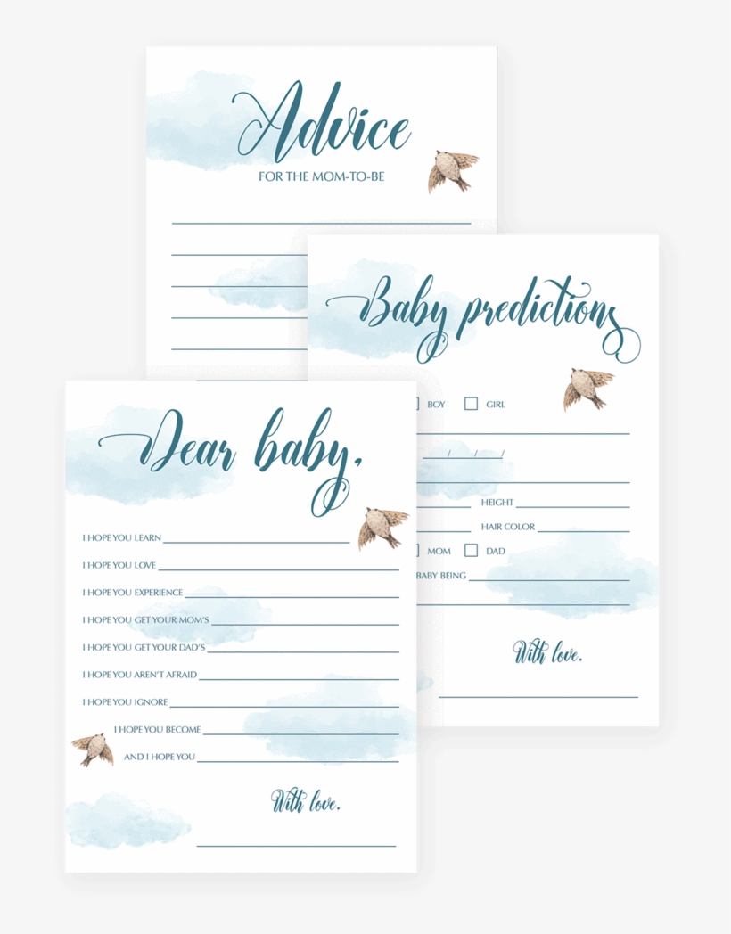 Air Baby Shower Games Printable By Littlesizzle - Calligraphy, transparent png download
