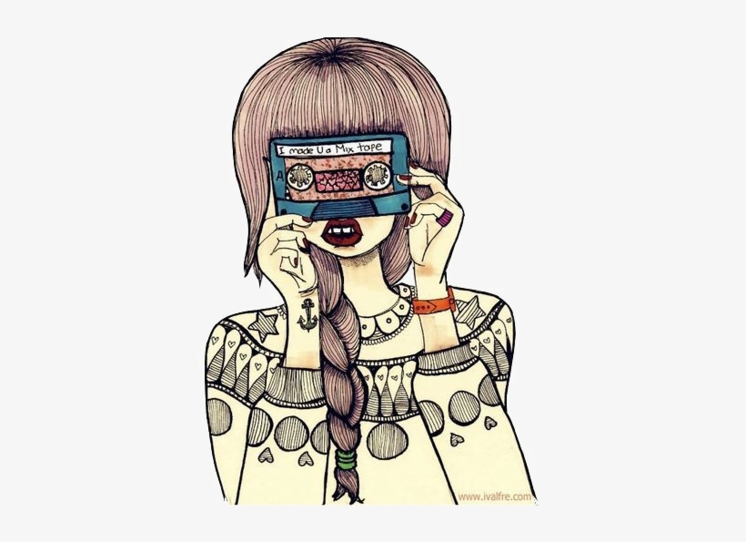 Cute Girl Png Image - Cool Drawing We Heart, transparent png download