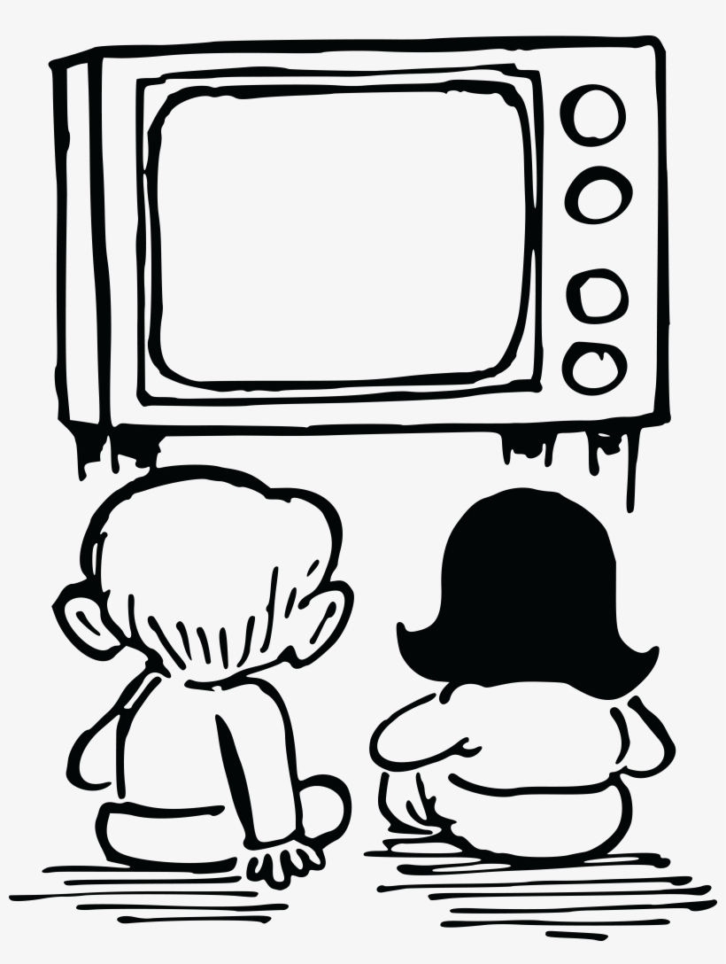 This Free Icons Png Design Of Watching Tv, transparent png download
