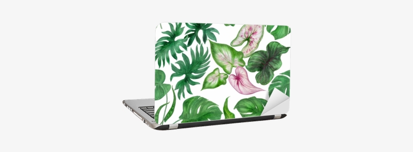 Watercolor Painting Seamless Pattern With Tropical - Watercolor Painting, transparent png download